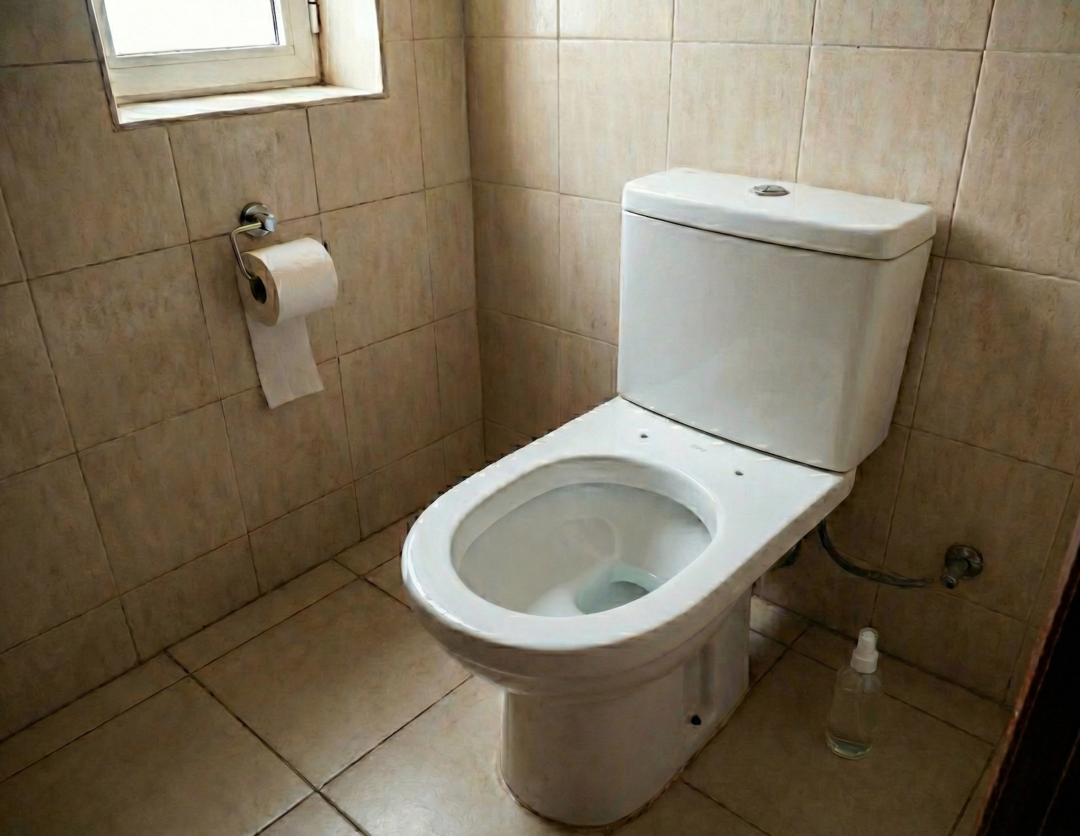 Après : WC débouché / réparé à Fann (Dakar)